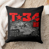 T-34-85ソ連中戦車 クッション (ブランケット)