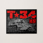 T-34-85ソ連中戦車 ジグソーパズル (横)