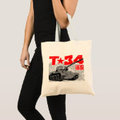 T-34-85ソ連中戦車 トートバッグ (正面(商品))