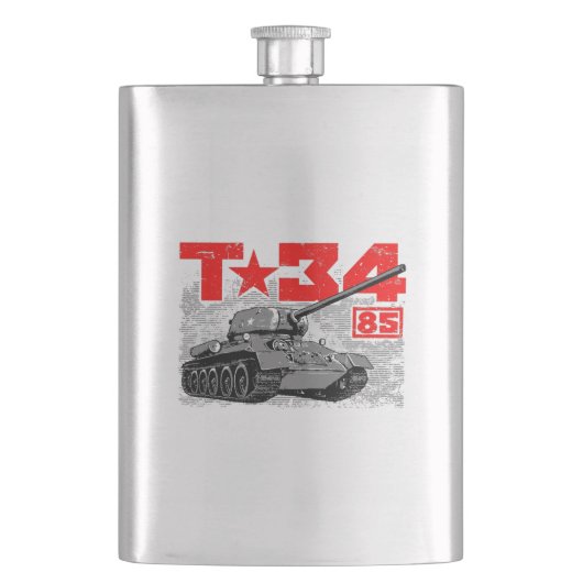T-34-85ソ連中戦車 フラスク (正面)