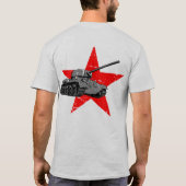 T-34-85ソ連中戦車 Tシャツ (裏面)