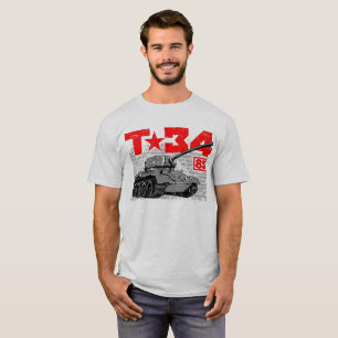 T-34-85ソ連中戦車 Tシャツ