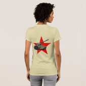 T-34-85ソ連中戦車 Tシャツ (裏面フル)