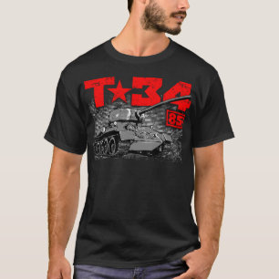 T-34-85ソ連中戦車 Tシャツ