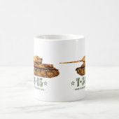 T-34-85第二次世界大戦ソ連中戦車WWII コーヒーマグカップ (中央)