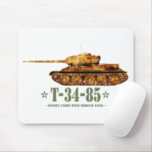 T-34-85第二次世界大戦ソ連中戦車WWII マウスパッド