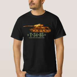 T-34-85 第二次世界大戦 ソ連 中戦車 WWII Tシャツ