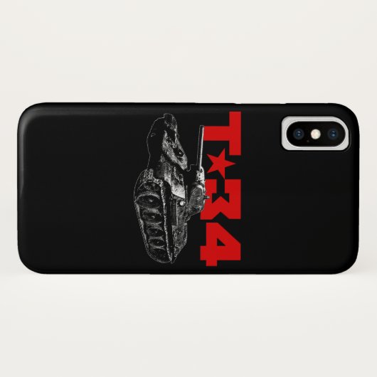 T-34 Case-Mate iPhoneケース (裏面(横))