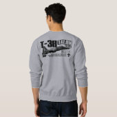 T-38爪 スウェットシャツ (裏面フル)