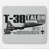 T-38爪 マウスパッド (正面)