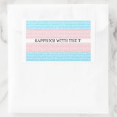 T 3.0ステッカーでサフィクス – 4パック 長方形シール (バッグ)