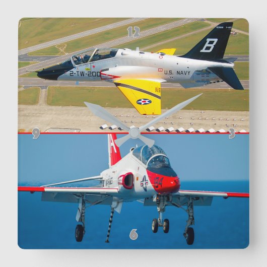 T-45Cゴシック スクエア壁時計 (正面)