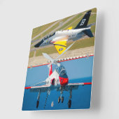 T-45Cゴシック スクエア壁時計 (傾斜)