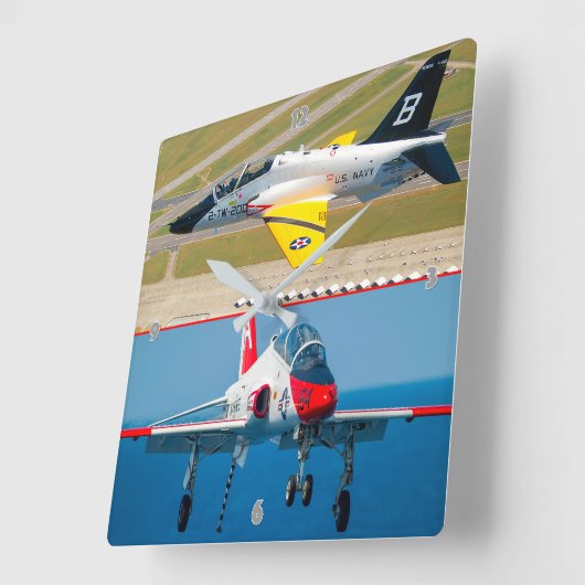 T-45Cゴシック スクエア壁時計 (傾斜)