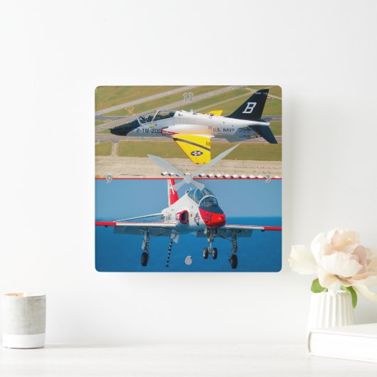 T-45Cゴシック スクエア壁時計 (ホーム)