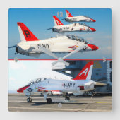 T-45Cゴシック スクエア壁時計 (正面)