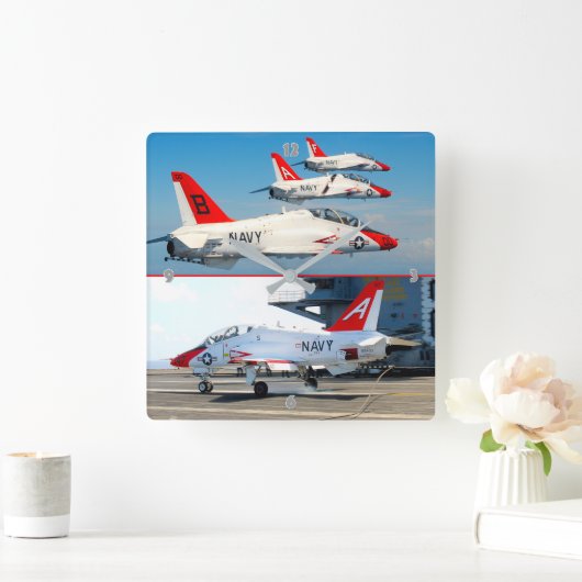 T-45Cゴシック スクエア壁時計 (ホーム)