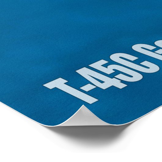 T-45Cゴシック ポスター (角)