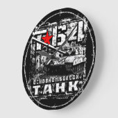 T-64主戦車 ラージ壁時計 (傾斜)