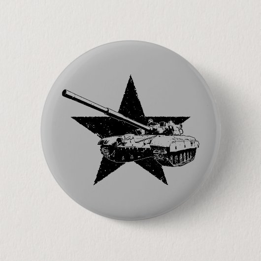 T-64主戦車 缶バッジ (正面)