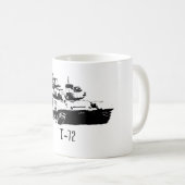 T-72ロシアのなタンクマグ コーヒーマグカップ (正面右)
