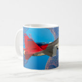T-7Aレッドホーク コーヒーマグカップ (正面左)