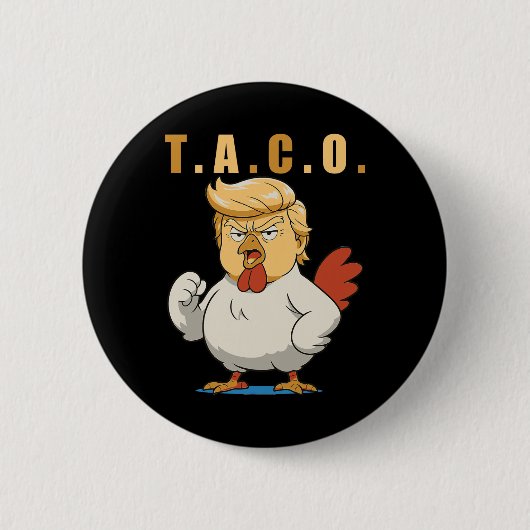 T.a.c.o. トランプはタコです 缶バッジ (正面)