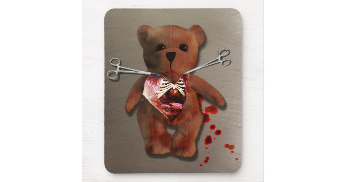 T Bear Mousepadの死体解剖 マウスパッド Zazzle Co Jp