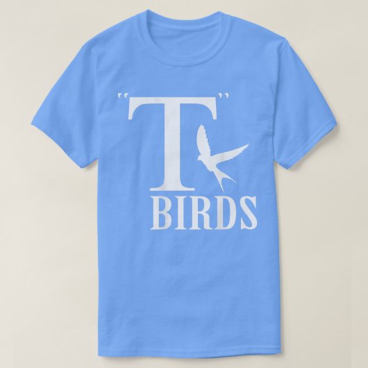 T Bird Funny Halloween Costume rocker 1950s  Print Tシャツ (デザイン正面)