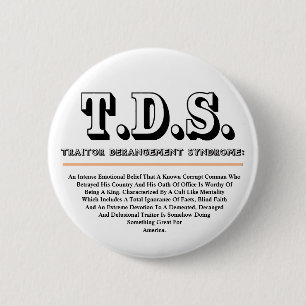 T.D.S.裏切り者脱乱症候群 缶バッジ