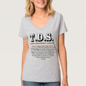 T.D.S.裏切り者脱乱症候群 Tシャツ (正面)