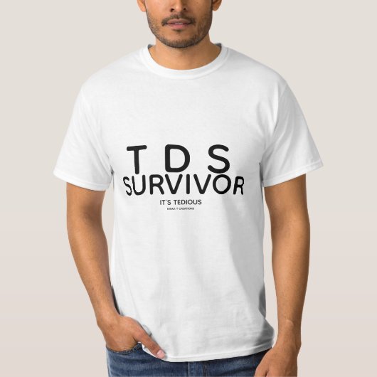 T.D.S. It's Tedious Tシャツ (正面)