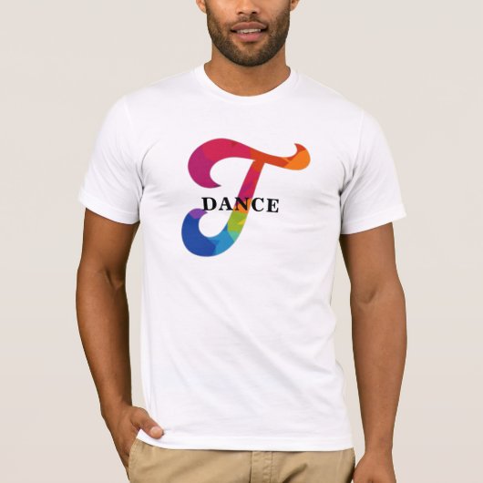 T Dance メンズ ベーシック プライド Tシャツ シャツ (正面)