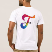 T Dance メンズ ベーシック プライド Tシャツ シャツ (裏面)
