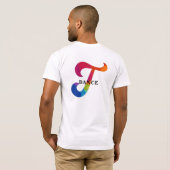T Dance メンズ ベーシック プライド Tシャツ シャツ (裏面フル)