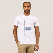 T-Delete The Drama モダンなタイポグラフィーの名言Tシャツ Tシャツ (正面フル)