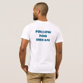 T-Delete The Drama モダンなタイポグラフィーの名言Tシャツ Tシャツ (裏面フル)