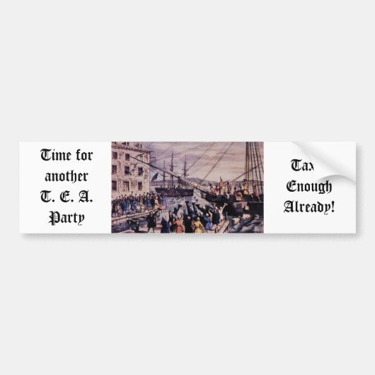 T.E.A. バンパーステッカー (正面)