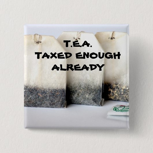 T.E.A. ボタン 缶バッジ (正面)