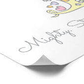 T for Tilly monogram letter art name meaning ポスター (角)