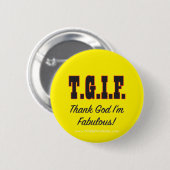 T.G. 私はすばらしいです! 缶バッジ (正面&裏面)