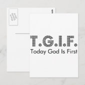 T.G.I.F. ポストカード (正面/裏面)