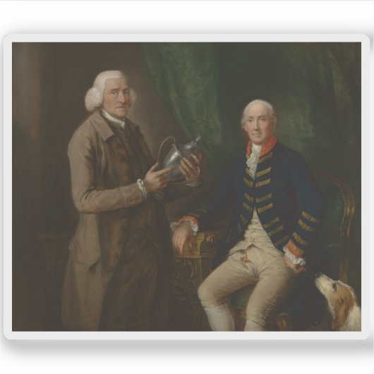 T. Gainsborough – ウィリアム・アン・ホリスポートレート シール (正面)