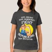 T GOVT FISA ATF TSA FEMA HUD IRS DHS LF GSW COST T トライブレンドTシャツ (正面)