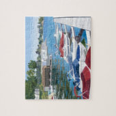 T I公園のマリーナ ジグソーパズル (縦)