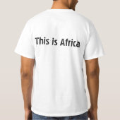 T.I.A. 地図のデザイン Tシャツ (裏面)