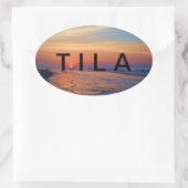 T I L A 楕円形シール (バッグ)