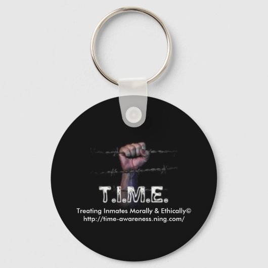 T.I.M.E. Keychain – ワイヤの上の手 キーホルダー (正面)
