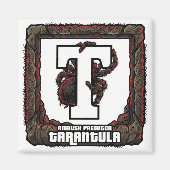 T is for Tarantula – GTA Style ABC Learning マグネット (正面)