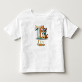 T is for Theo - Personalized Toddler T-Shirt トドラーTシャツ